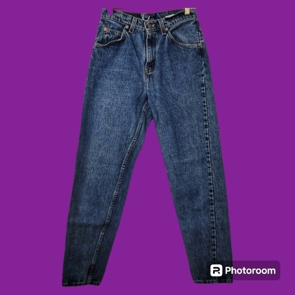 Vtg Levi's 962 Junior High Rise Tapered Leg Baggy Baddie Jeans 27 x 31 - Picture 1 of 9